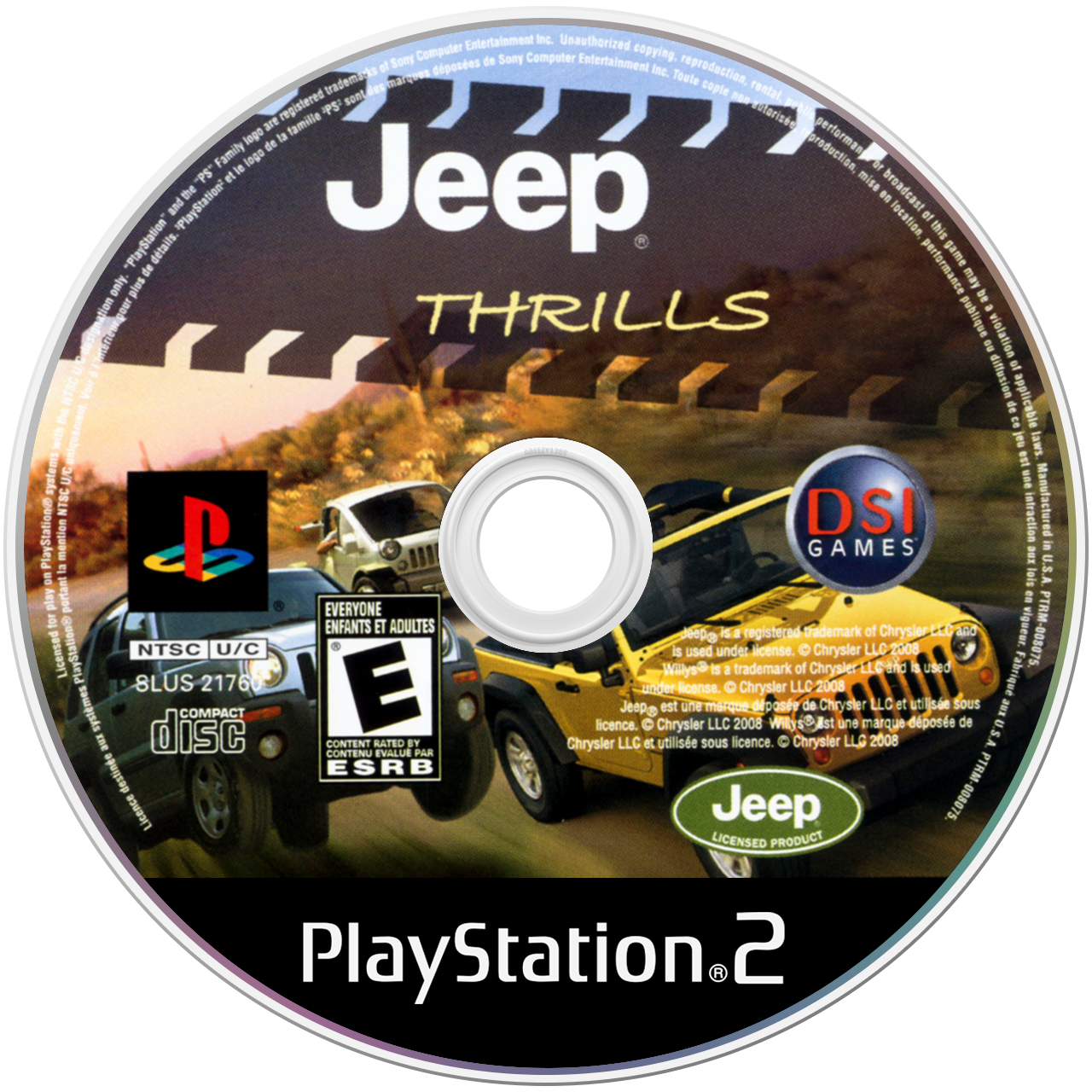 Jeep Thrills media 4 for Playstation 2